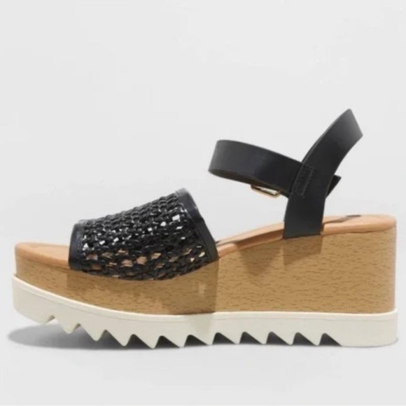 ALBA PLATFORM MEMORY FOAM SANDALS - Picture 3 of 6